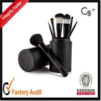 OEM Print Logo 7PCS Makeup Brush with Box Package