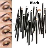 20PCS Eyeliner Cosmetic Tools Eyeliner Brushes with OPP Bag