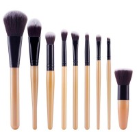 New Professional 9 PCS Makeup Brushes Set Tools Make-up Toiletry Kit Make Up Brush Set Case Cosmetic Foundation Brush