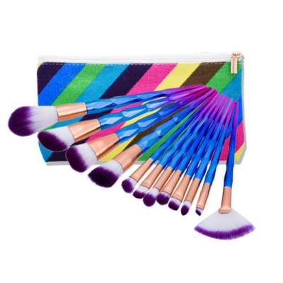 New 12pcs Makeup Brush Sets Dazzle Diamonds Eye Makeup Brush Eye Shadow Brushes Beauty Kit Sets