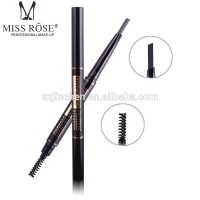 DHL free shipping Miss Rose Makeup Miss Rose Eyebrow pencil Double - headed hard eyebrow pencil with a brush